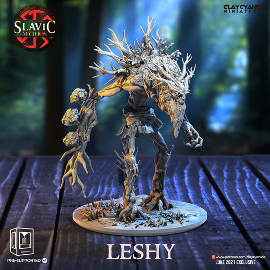 Leshy forest guardian Miniature | hunting god | Clay Cyanide | Dungeons and Dragons | D&D | Tabletop Games | Wargames | Resin Miniature